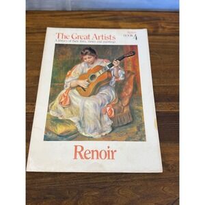 The Great Artists Book 4 Renoir Funk & Wagnalls 1978 Art History Library Soft